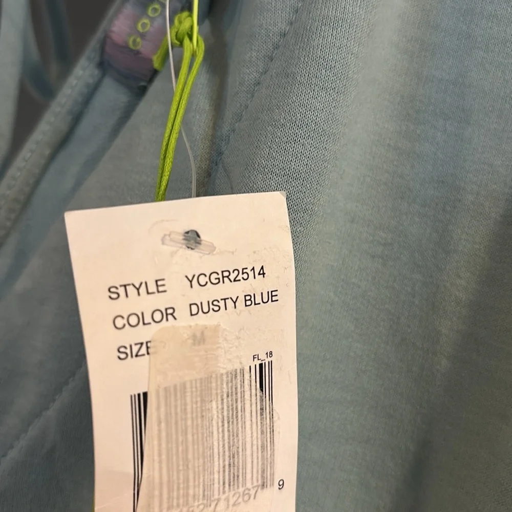 NWT Good‎ Luck Gem dusty blue romper
